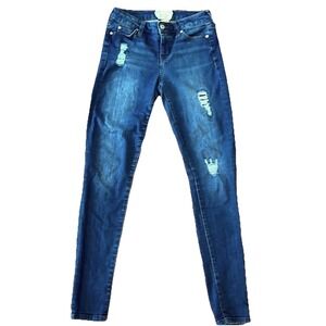 Altard State Distressed Skinny Jeans Y2K Stretch Ripped Grunge Women Size 26 /3